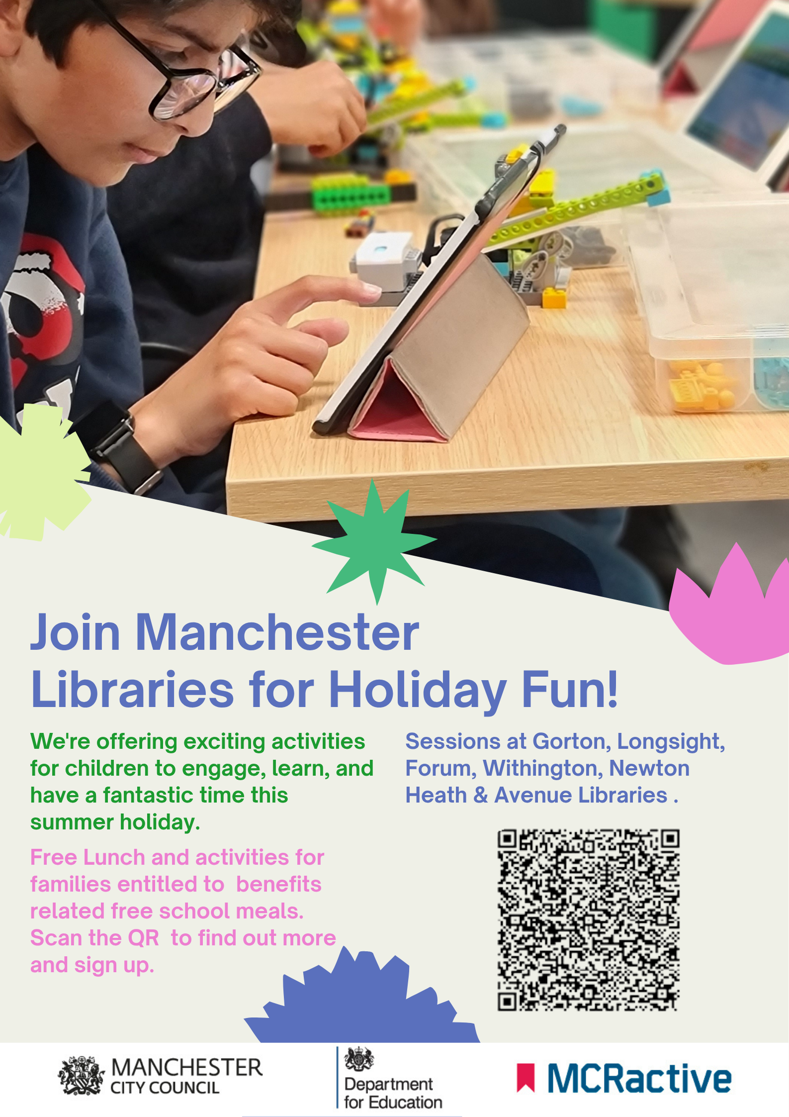 Join Manchester Libraries for Holiday Fun!